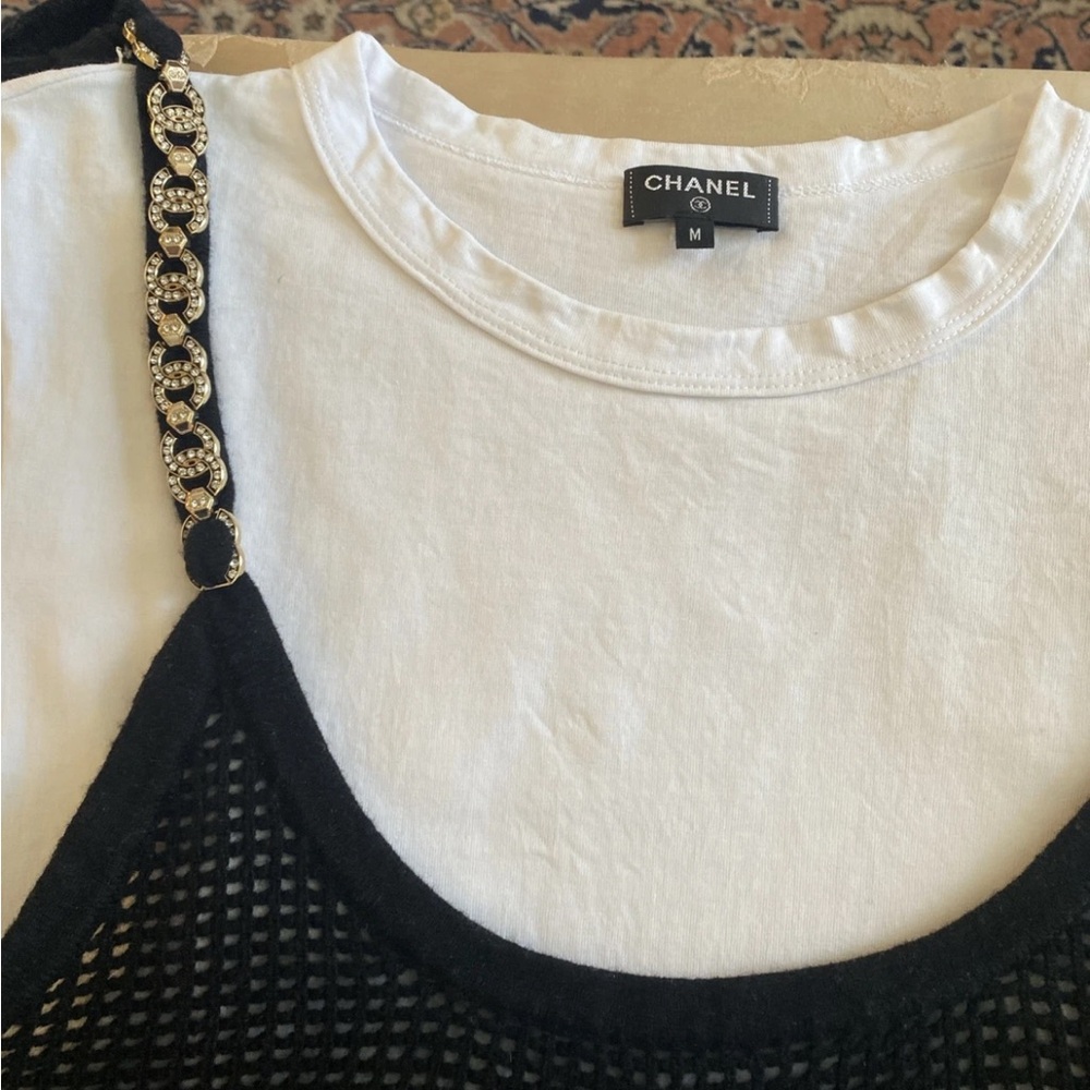 Chanel Top Black and white